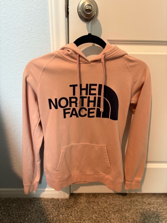 The North Face Jackets & Blazers - The North Face Dusty Pink Logo Hooded Sweatshirt
